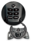 Built-in gas and brake controls