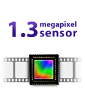 1.3-megapixel sensor
