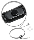 Miniature in-line microphone