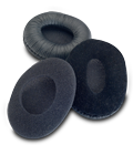 Three interchangeable ear pads