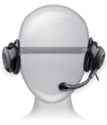 Adjustable, behind-the-head fit