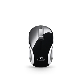 Wireless Mini Mouse M187 Multi Glamour Image MD LC - Black&White&Red