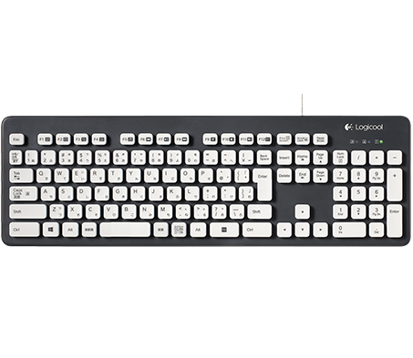Washable keyboard K310, full view