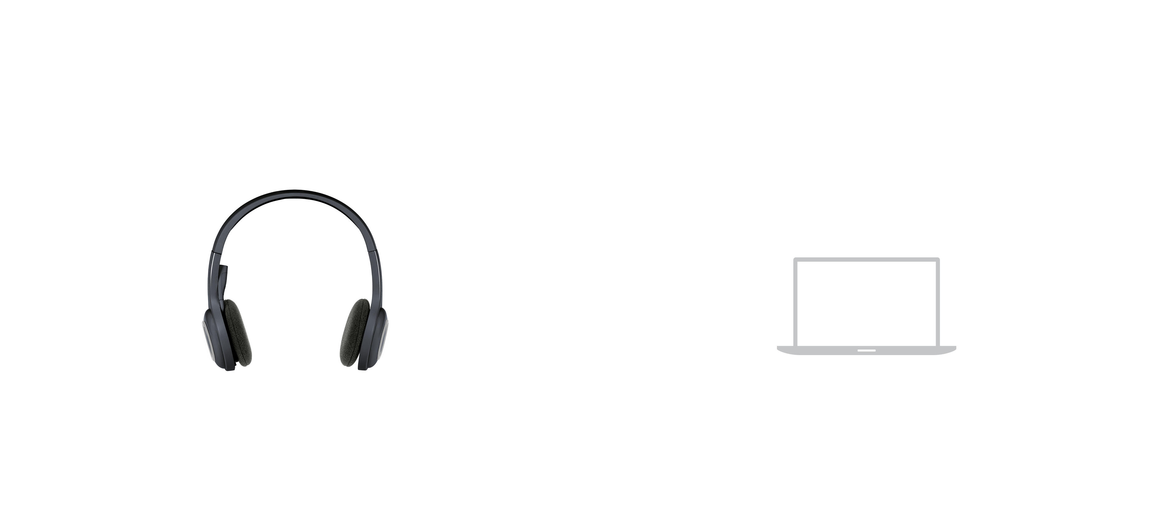 ロジクールh600ワイヤレス ヘッドセット ノイズキャンセリングマイク搭載