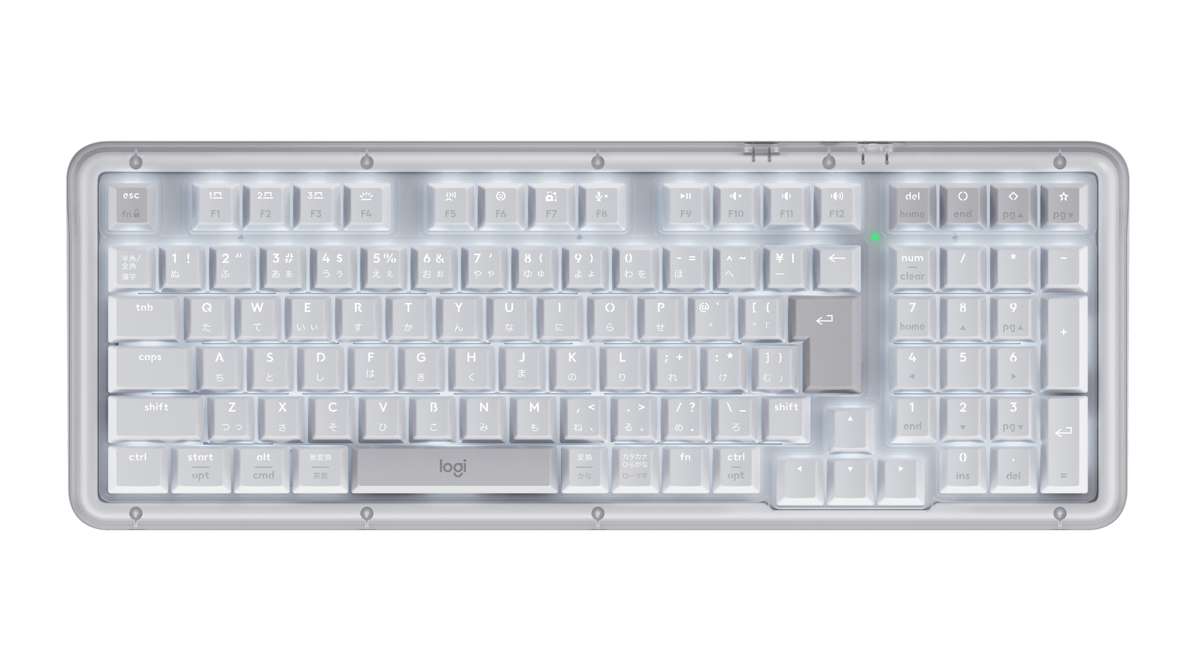 logicool Alto keys K98M 無線ガスケットキーボード Alto Keys K98Mワイヤレスキーボード（ガスケット構造） |ロジクール