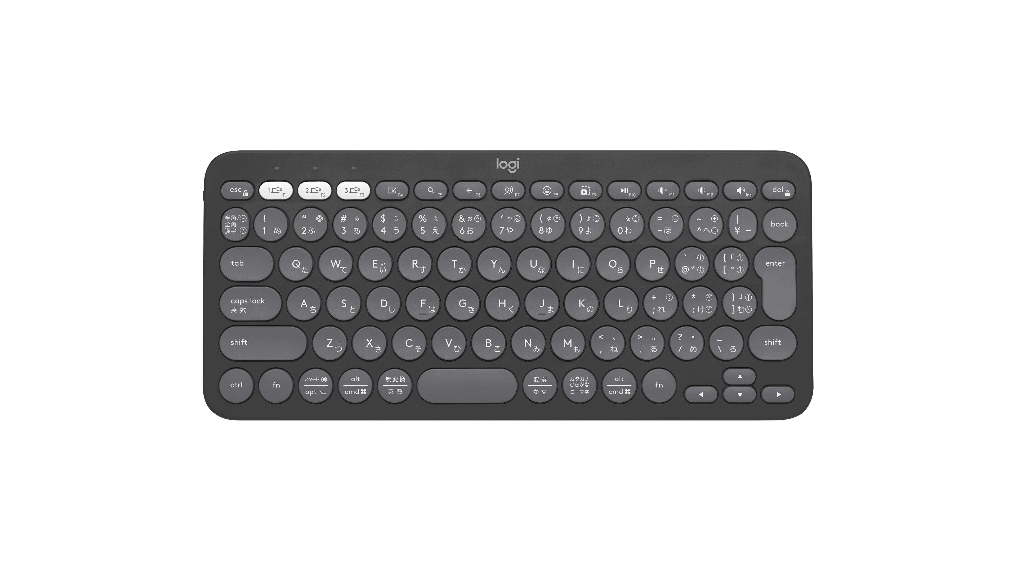 Pebble Keys 2 K380s Bluetoothキーボード |ロジクール