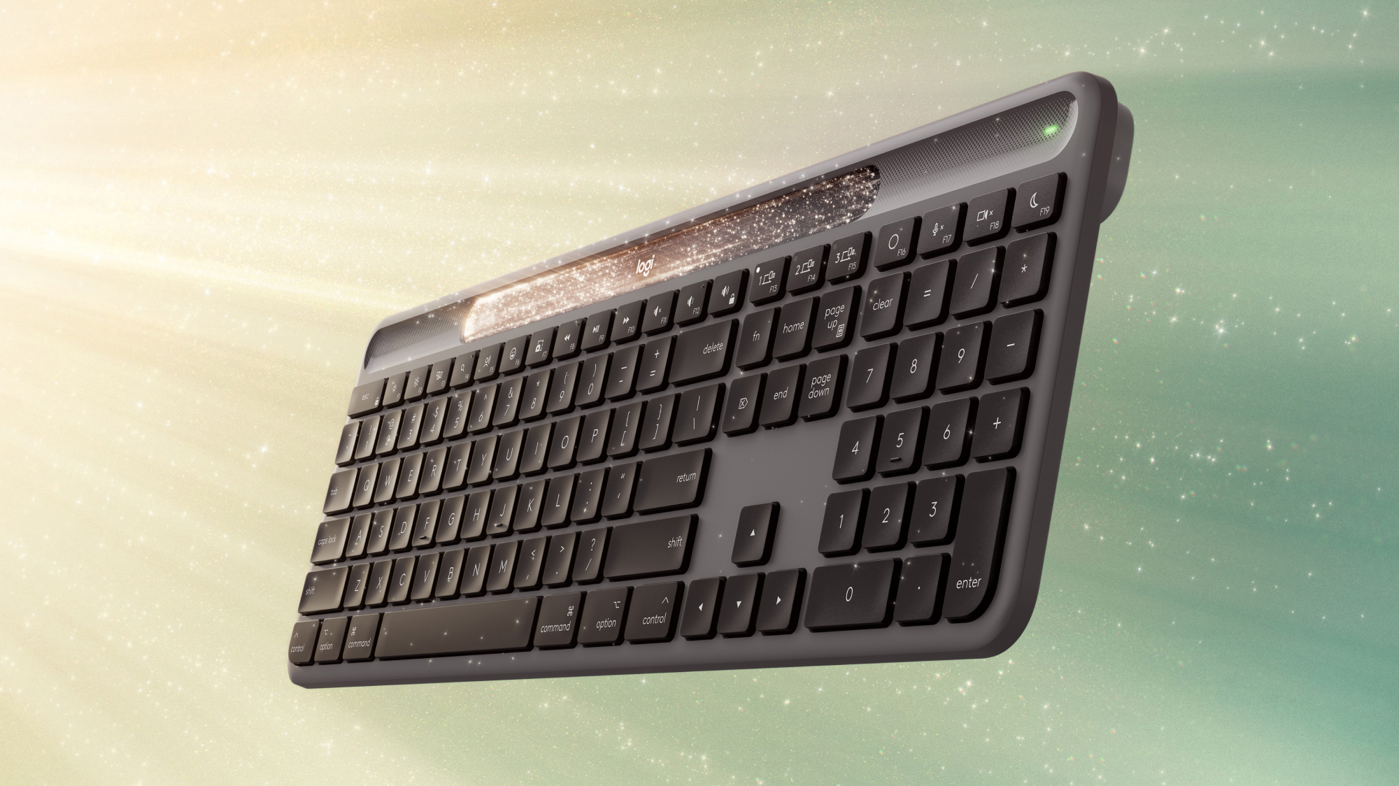 ロジクール Signature Slim Solar+ ワイヤレスキーボード | ソーラー充電