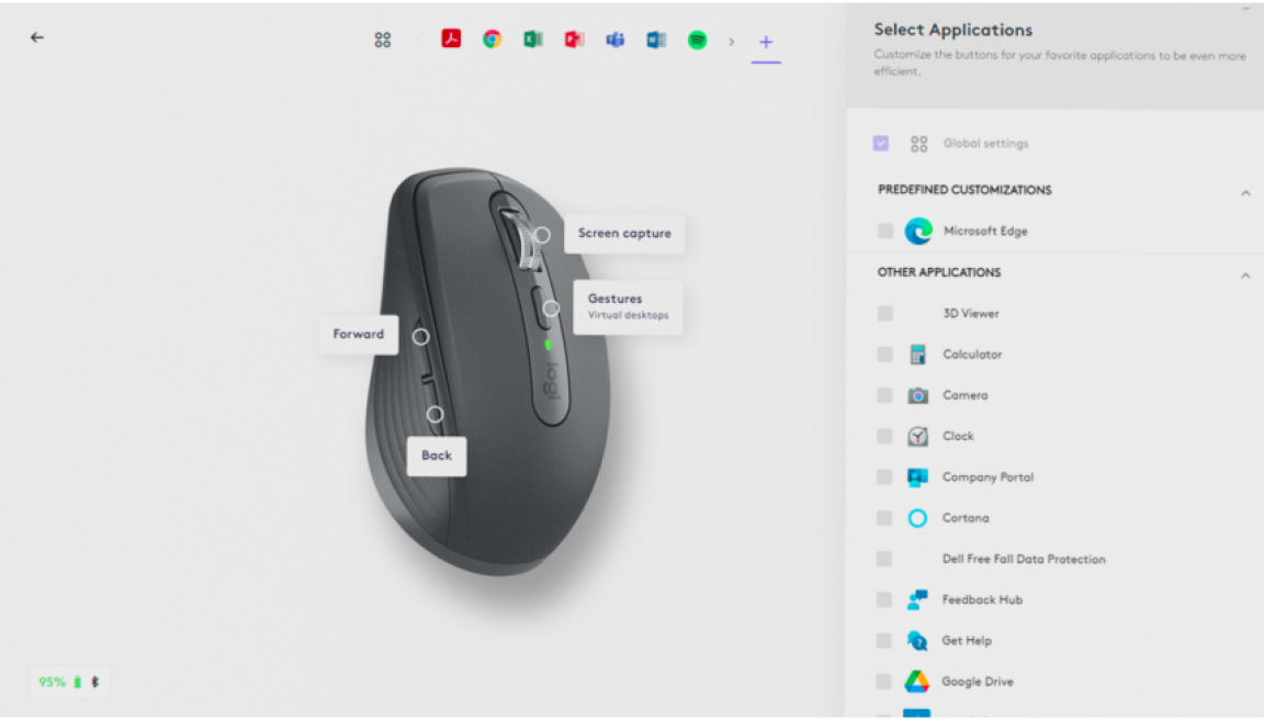 新品 MX ANYWHERE 3S グラファイト ロジクール 6BF9 mx-anywhere-3s-mouse-top-view-