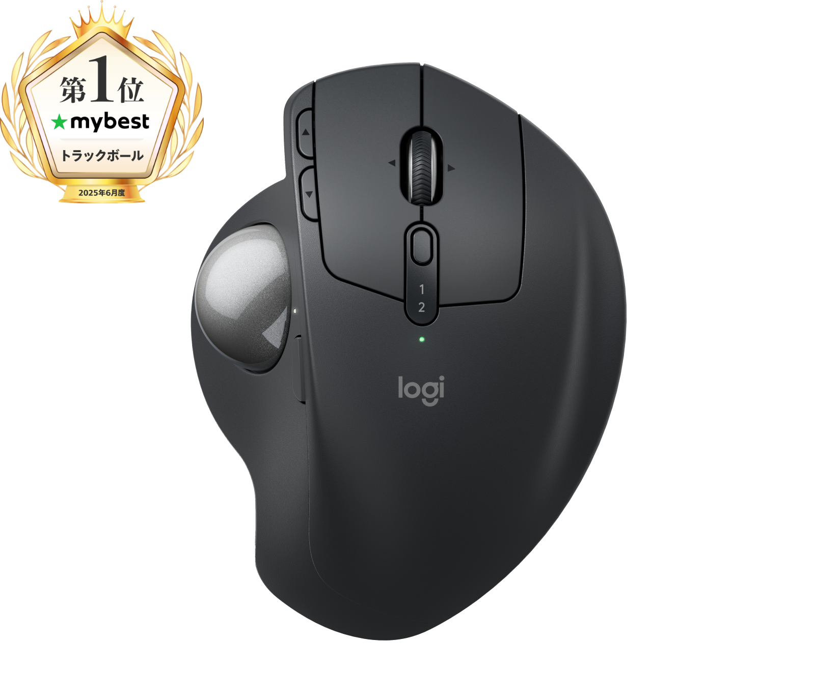 Logitech トラックボールマウス 本体 mx-ergo-s-graphite-gallery-1-
