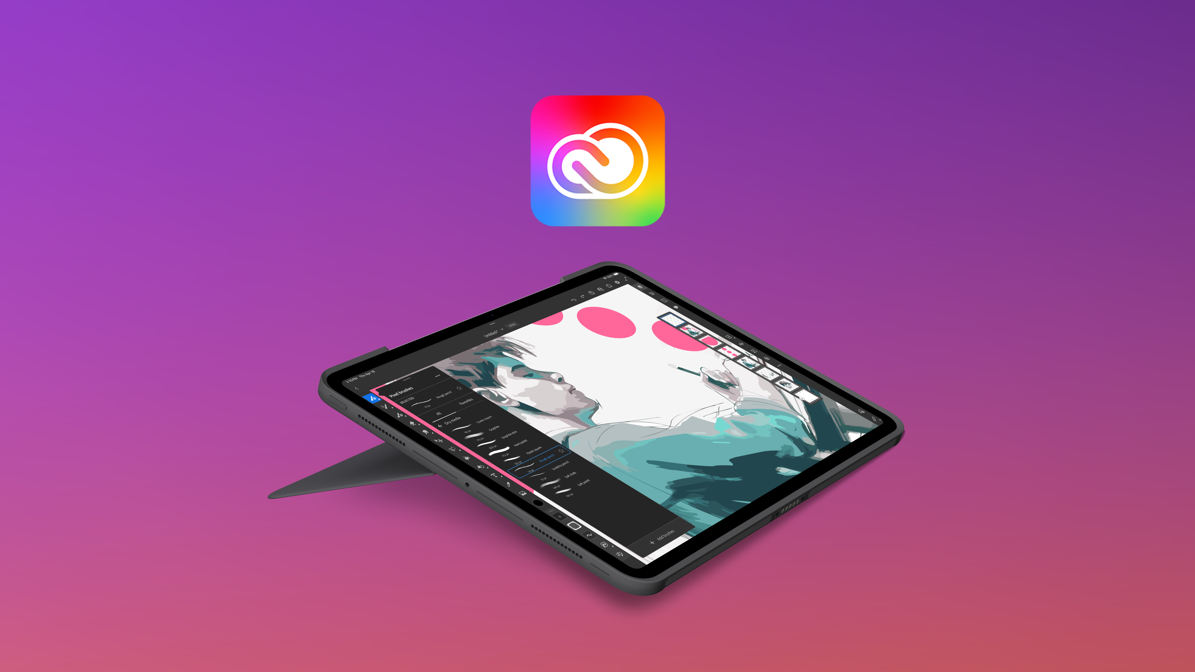 Combo Touchキーボードケース（iPad Pro用） |ロジクール