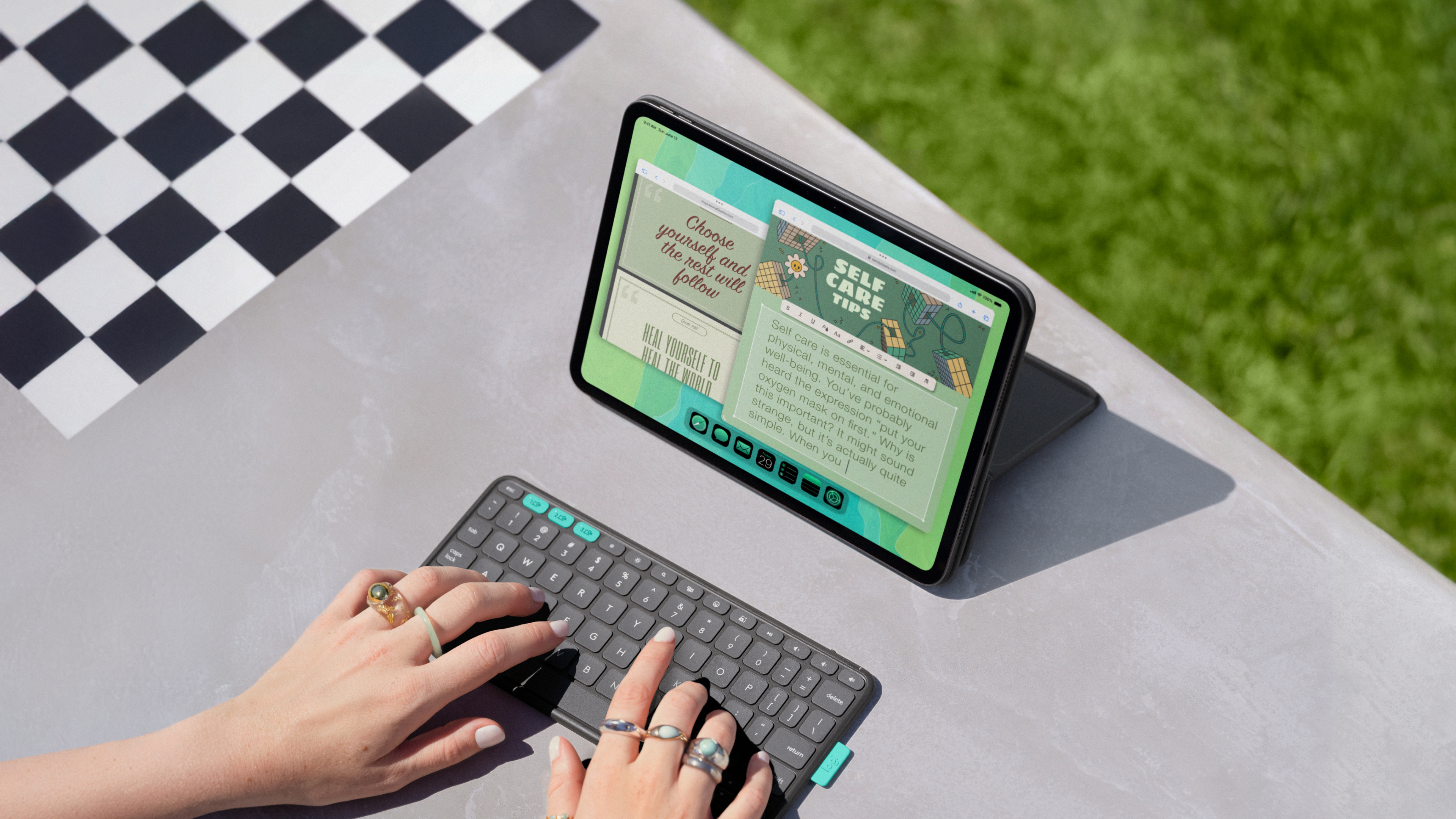 Apple - iPad Air4 256GB Green Logicoolキーボード付き Amazon.com: GOKOCO Keyboard case for iPad Air 11