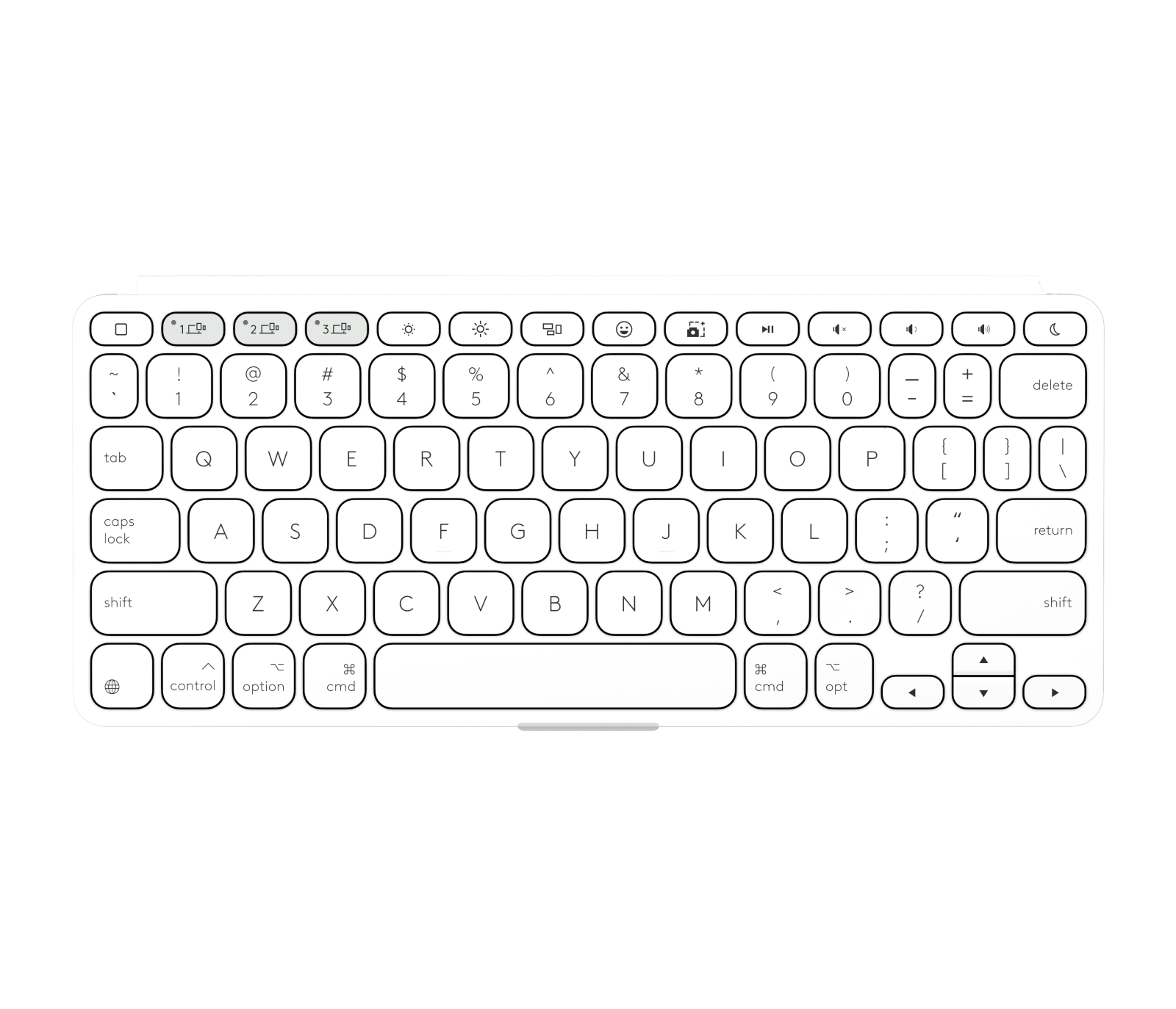 ロジクール KEYS-TO-GO 2 for iPad Logitech Keys-To-Go 2 for iPad - Gray - Education - Apple