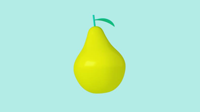 Illustration of pear