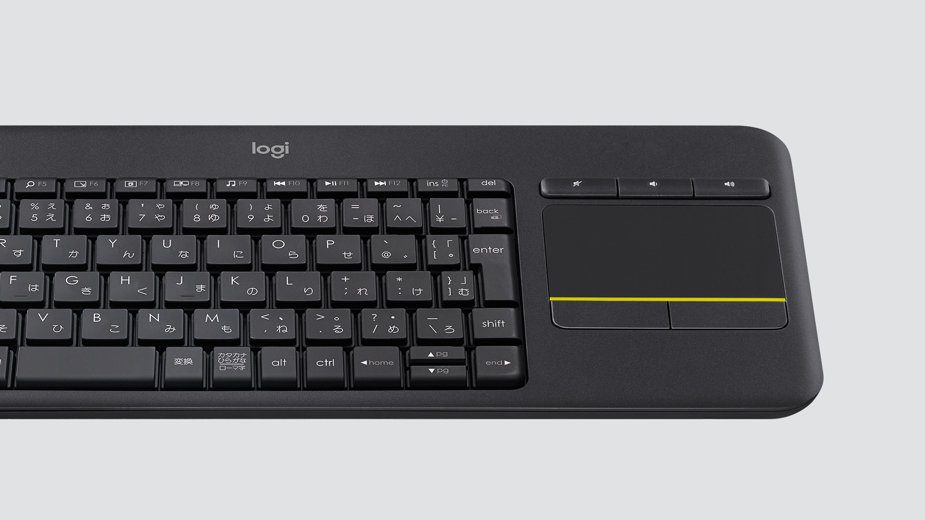 ロジクールK400 Plusタッチパッド キーボード（TVに接続した