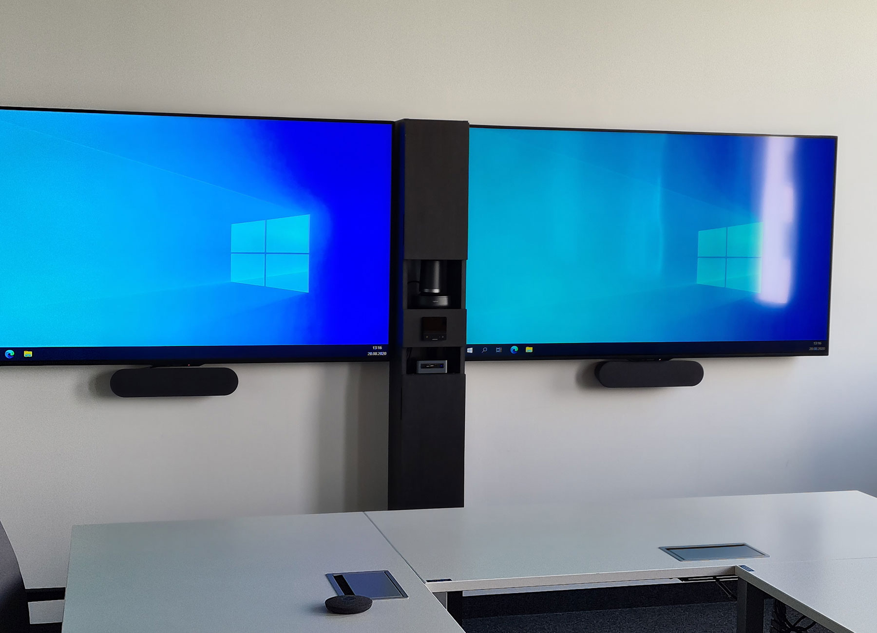 Configuration de la visioconférence avec deux écrans Windows