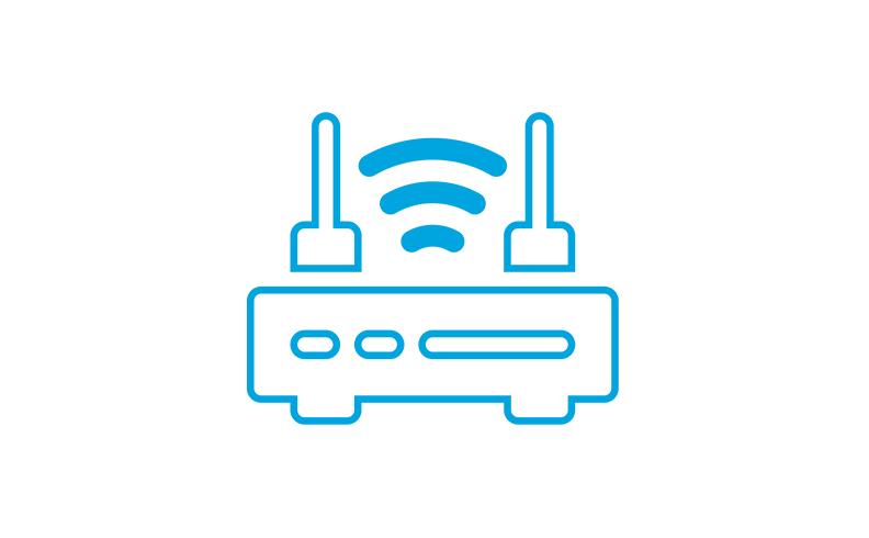 Wifiモデム/ルーターのグラフィック画像